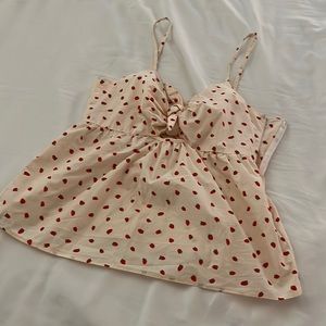 Madewell strawberry tank